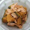 kumiれぽ's cooksnap of when they made カボチャと鮭のほっこりサラダ.