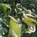 きらり流れ星's cooksnap of when they made 小松菜とちりめんじゃこのお浸し.