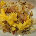 marina567's cooksnap of when they made 高菜とベーコンの炒飯.