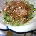 the-miyukin's cooksnap of when they made カイワレ大根のおひたし.