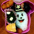 あいまなーちゃん's cooksnap of when they made キャラ弁♪ハロウィン☆おばけミッキー♪.