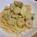 亜希香's cooksnap of when they made エビとアボカドのクリームパスタ♡.
