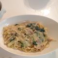ＰUCCII's cooksnap of when they made 豚バラクリームスパゲッティ.
