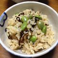 YUKIKI☆'s cooksnap of when they made 一人ランチに♪　枝豆と塩昆布の混ぜご飯❤.