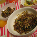 リラシャン's cooksnap of when they made もやしとひき肉炒め.