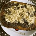 3姉妹ちゃんママ's cooksnap of when they made 小豆きな粉トースト.