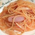 きらり流れ星's cooksnap of when they made 懐かしのナポリタン?!.