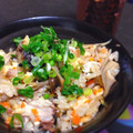 チマ♪'s cooksnap of when they made 秋の味❀秋刀魚ときのこの炊き込みご飯.