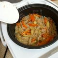 春あんこ's cooksnap of when they made 簡単炊飯器任せ☆茸たっぷり炊き込みご飯.