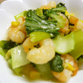 maruru-nn's cooksnap of when they made えびとちんげん菜の塩炒め！！.