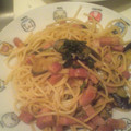 のんぺしゃん's cooksnap of when they made 茄子とベーコンのコク旨和風パスタ.