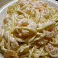 maruru-nn's cooksnap of when they made 和風☆海老とたらこのクリームパスタ.