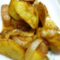 maruru-nn's cooksnap of when they made 新じゃがとチョリソーのケチャップ炒め.