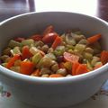 Faiza's cooksnap of when they made アメリカ　ひよこ豆と野菜のマリネ.