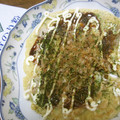 tamamiya55's cooksnap of when they made 長ねぎの青い部分でお好み焼き☆.