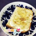 ＭｉｙａＣｏ's cooksnap of when they made バナナクリームチーズパン.