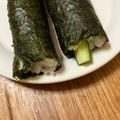 クック49L4Ho☆'s cooksnap of when they made ラップでキレイ☆巻き寿司の切り方.