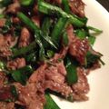 yu325's cooksnap of when they made すぐ出来る✩⃛*【牛肉とにらの甘辛炒め】.