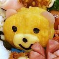 コタム's cooksnap of when they made 簡単キャラ弁☆ナゲットでくま＆うさ♪.