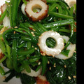 dolphin0522's cooksnap of when they made ✿ほうれん草＆ちくわ✿スイートチリ和え.
