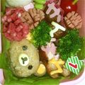 リコマルティ's cooksnap of when they made リラックマとコリラックマのキャラ弁デコ弁.