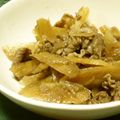 けいよちぃ's cooksnap of when they made ごぼうと牛肉の煮物.
