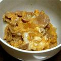 甘夏ミカン's cooksnap of when they made 豚肉と玉ねぎの甘辛玉子丼.