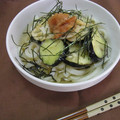 ちょびころ's cooksnap of when they made 茄子と蓮根のサクサク冷しうどん.