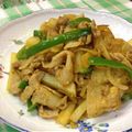 Happy1826's cooksnap of when they made ◆じゃがいもと豚肉のカレー炒め◆.