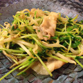 虹色＠ムーミン's cooksnap of when they made 豆苗と豚バラのさっと炒め.