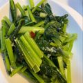 yu🐓's cooksnap of when they made 一番好き☆小松菜の食べ方♪にんにく塩炒め.