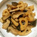 acchiあちこ's cooksnap of when they made レンコンと椎茸のきんぴら.
