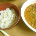 BOBUWO's cooksnap of when they made 一風変わった、麻婆つけうどん♪.