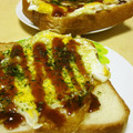 とのみん's cooksnap of when they made お好み焼き風*＊☆トースト.
