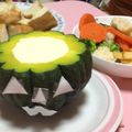 ＱＰきょうこ's cooksnap of when they made シャ乱Qはたけのハロウィン・フォンデュ.