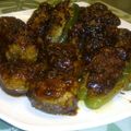 tetrapod22's cooksnap of when they made ピーマンと椎茸の肉詰め.