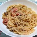 りさぴろりん's cooksnap of when they made マヨ風味の♪明太子スパゲティ.
