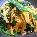 akko。's cooksnap of when they made ほうれん草のごま和え.