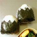スージー＆ジル's cooksnap of when they made キャラ弁♪　富士山おにぎり.