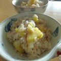 みっくママ's cooksnap of when they made さつま芋入り☆もちもち十六穀おこわ.