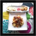 ＊ゆきゆき＊'s cooksnap of when they made ベーコンとコーンと豆腐の揚げ物.