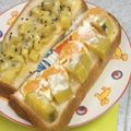 ＲＫまま's cooksnap of when they made さつま芋＆温州みかんの塩ミルキートースト.