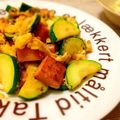 yknk25's cooksnap of when they made 超簡単！ズッキーニとスパムのスタミナ炒め.