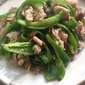 cutecherry's cooksnap of when they made 豚こまとピーマンのシンプル炒め.