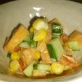 鴇（とき）'s cooksnap of when they made めっちゃ簡単！柿サラダ♪.