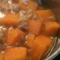 Plazas's cooksnap of when they made 簡単♪かぼちゃとひき肉の煮物.