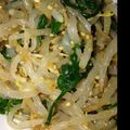 ねねすみ's cooksnap of when they made にらともやしのシャキ②にんにく風味ナムル.