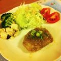 リリーとマロン's cooksnap of when they made おから入り蓮根ハンバーグ.
