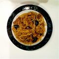 はまサン's cooksnap of when they made 辛口たれを甘口に☆豚肉＆なす＆もやし炒め.