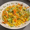 ひなのママ★☆'s cooksnap of when they made 春キャベツとコーンのサラダ【柏市学校給食.